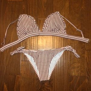 Romwe stripped bikini